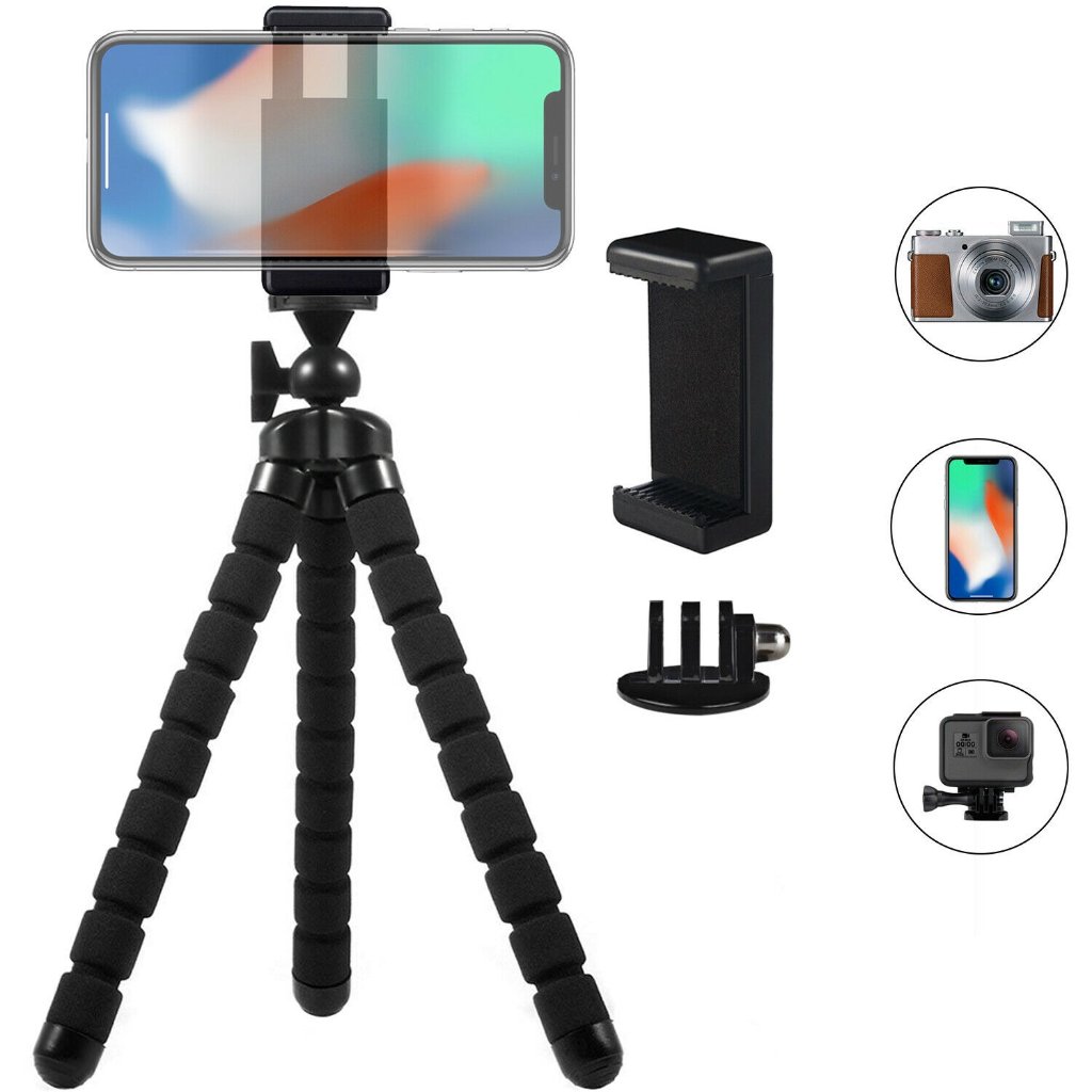 Mini Flex Tripod For Smartphones +Digital Cameras + Gopro